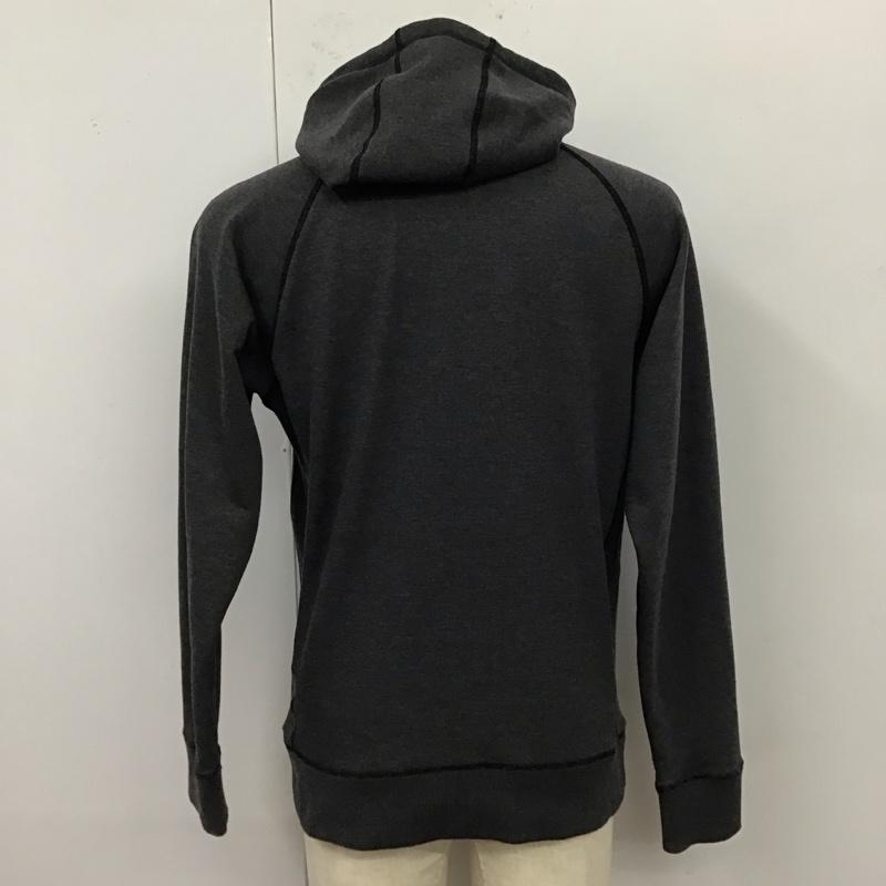 ザノースフェイス THE NORTH FACE パーカー 長袖 nt61696 トレッキングウェア 長袖パーカー プルオーバー L ロゴ、文字 灰 / グレー / メンズ USED 古着 中古 10120049