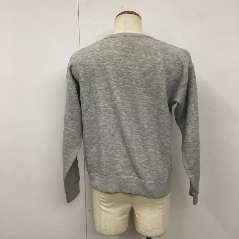 ナイキ NIKE トレーナー 長袖 S ロゴ、文字 灰 / グレー /  メンズ USED 古着 中古 10119732