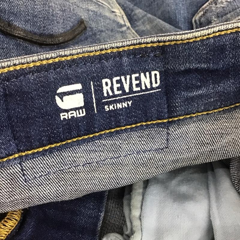 ジースターロゥ G-STAR RAW パンツ デニム、ジーンズ デニムパンツ スリムパンツ カジュアルパンツ ストレッチパンツ 29インチ 無地 インディゴ / インディゴ / メンズ USED 古着 中古 10132389