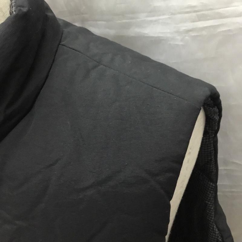 ナイトレイド nitraid ベスト ベスト nr009-lj03 ダウンベスト 前ボタン L ロゴ、文字 黒 / ブラック / メンズ USED 古着 中古 10121070