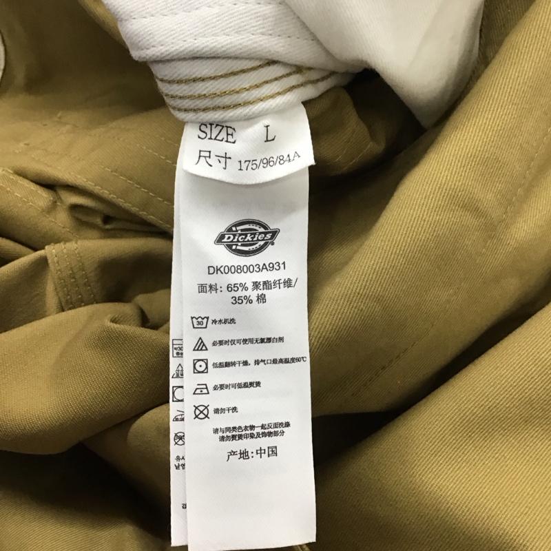 ディッキーズ Dickies サロペット・オーバーオール サロペット、オーバーオール つなぎ L 無地 ベージュ / ベージュ / メンズ USED 古着 中古 10134445