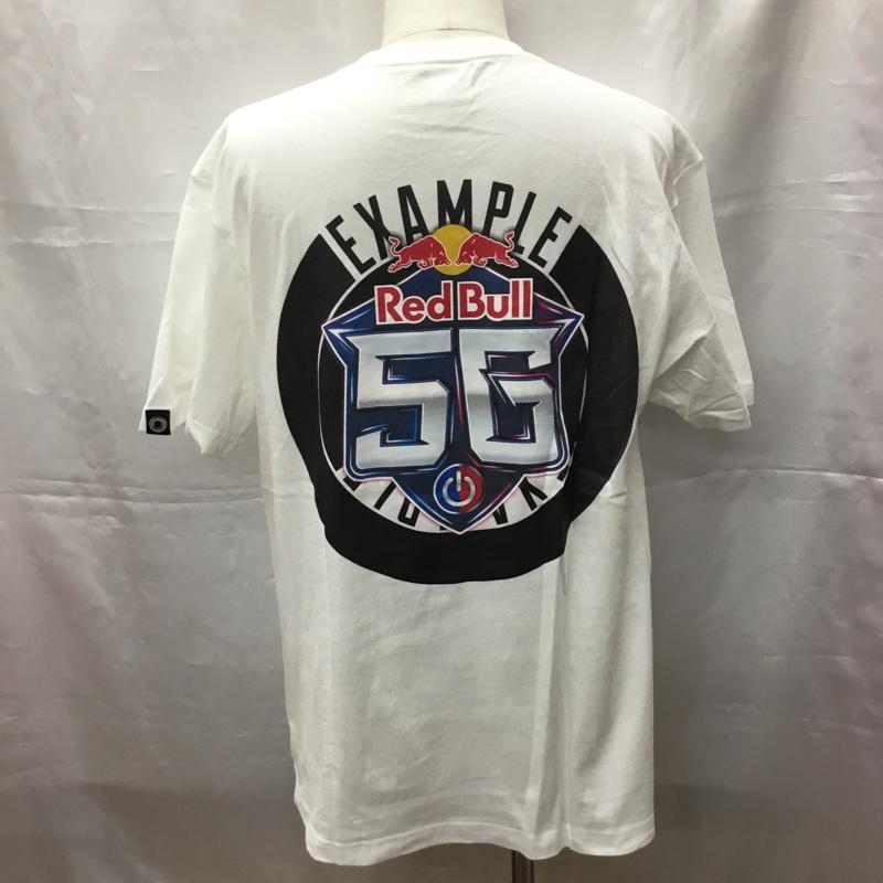 イグザンプル EXAMPLE Tシャツ 半袖 半袖カットソー プリントTシャツ クルーネックカットソー XL ロゴ、文字 白 / ホワイト /  メンズ USED 古着 中古 10108706