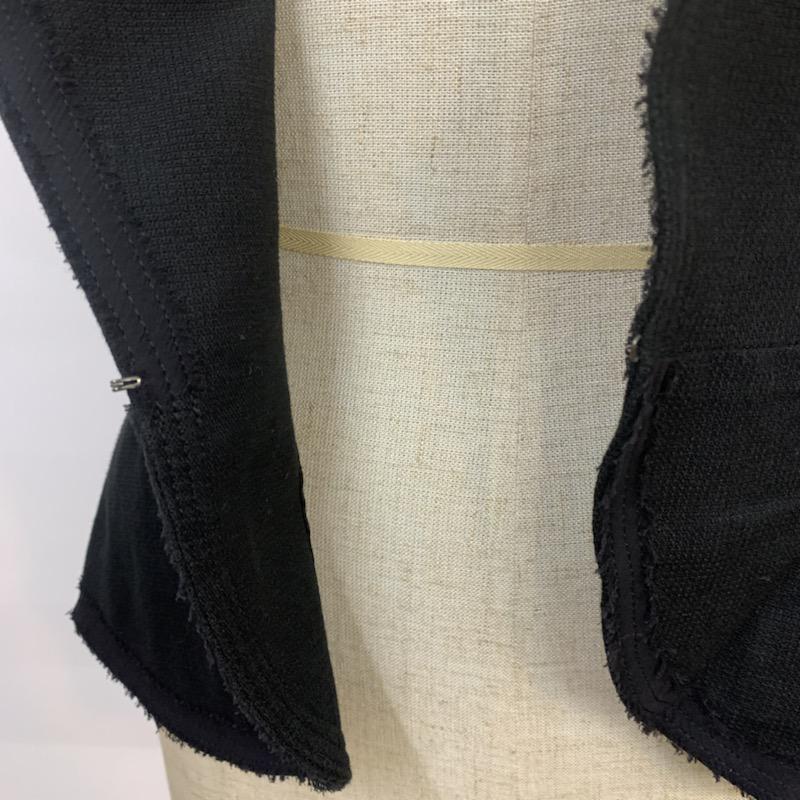 ジルスチュアート JILLSTUART ジャケット、上着 ジャケット、ブレザー 半袖 S 無地 黒 / ブラック / レディース USED 古着 中古 10041508