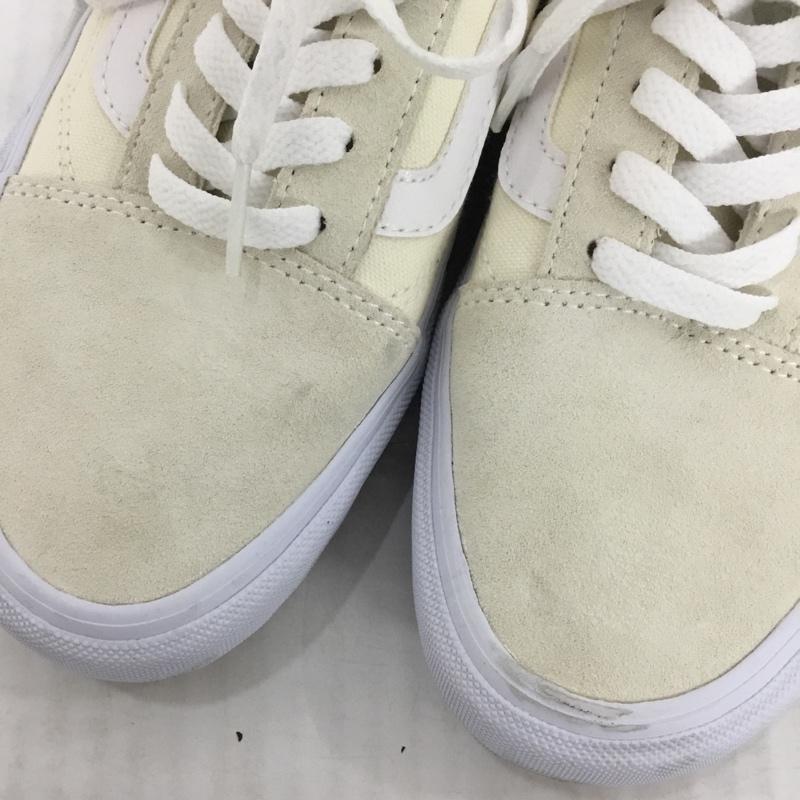 バンズ VANS スニーカー スニーカー V36CF オールドスクール 26cm 26.0cm ロゴ、文字 アイボリー / アイボリー / X 白 / ホワイト / メンズ USED 古着 中古 10123648