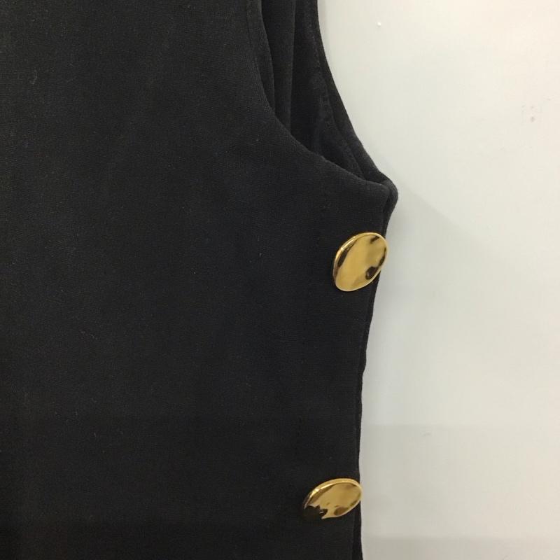 ザラ ZARA ワンピース ロングスカート ロングワンピース ノースリーブワンピース フレアスカート XS 無地 黒 / ブラック / レディース USED 古着 中古 10137553
