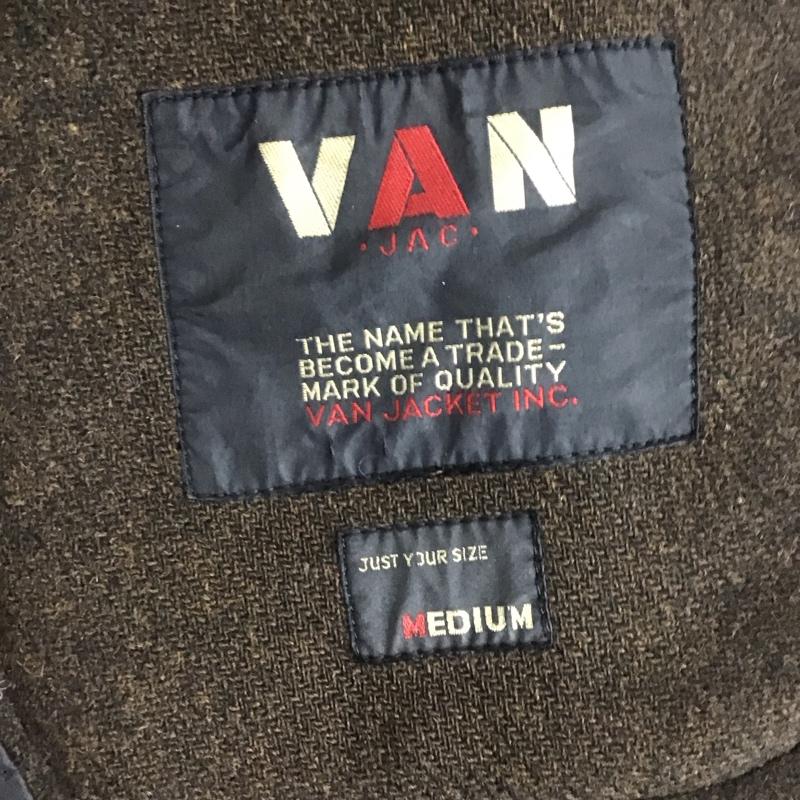 バン VAN コート コート一般 ダッフルコート M 無地 ダークブラウン / ダークブラウン / メンズ USED 古着 中古 10111228