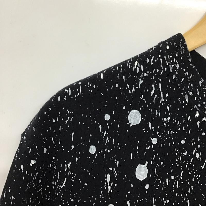 ノーアイディー NO ID. Tシャツ 半袖 半袖カットソー プリントTシャツ クルーネックカットソー 1 プリント 黒 / ブラック / メンズ USED 古着 中古 10139817