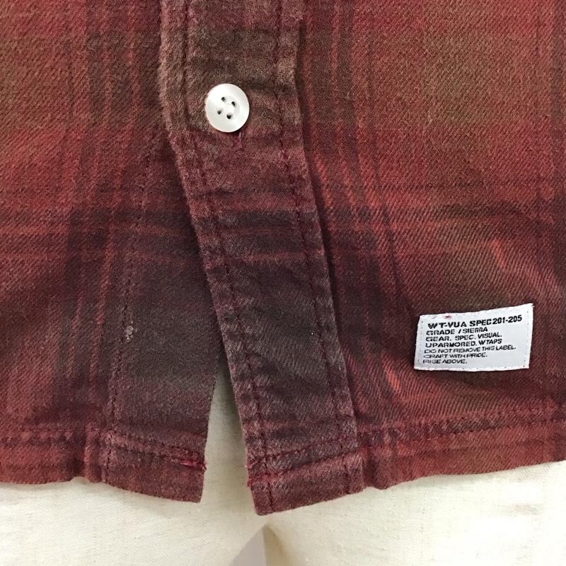 ダブルタップス WTAPS シャツ、ブラウス 長袖 長袖シャツ カラーシャツ ポケットシャツ 長袖カットソー チェックシャツ S チェック マルチカラー / マルチカラー / メンズ USED 古着 中古 10114418