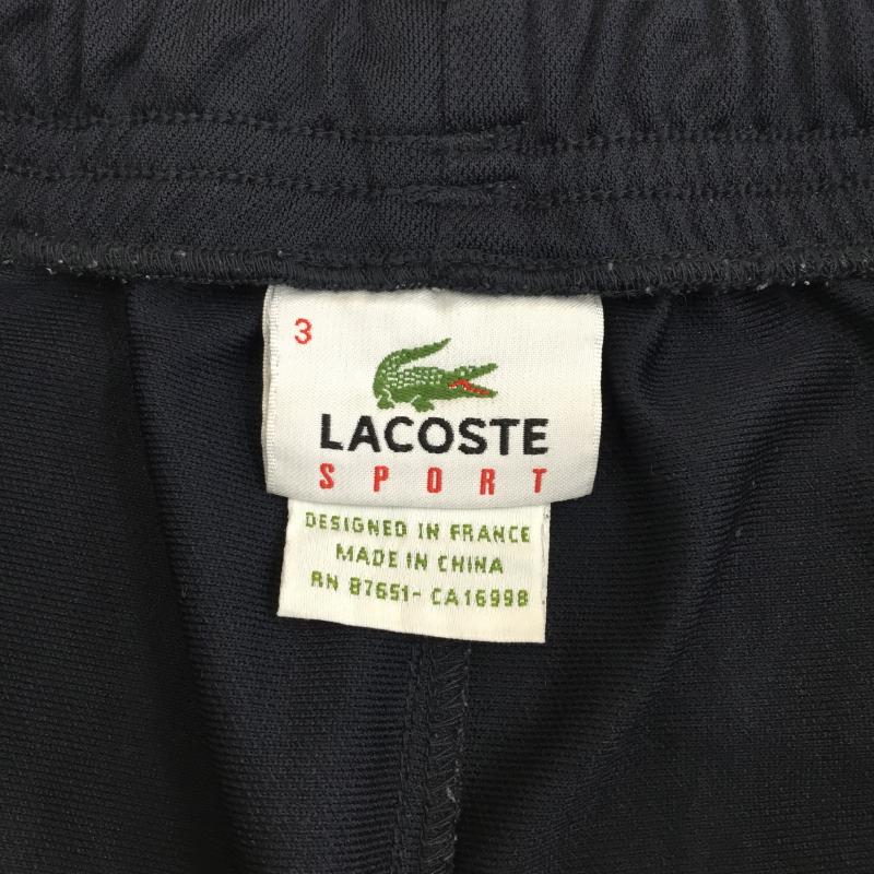 ラコステ LACOSTE パンツ ショートパンツ LACOSTE SPORT 90s 3 ワンポイント 黒 / ブラック / メンズ USED 古着 中古 10134500