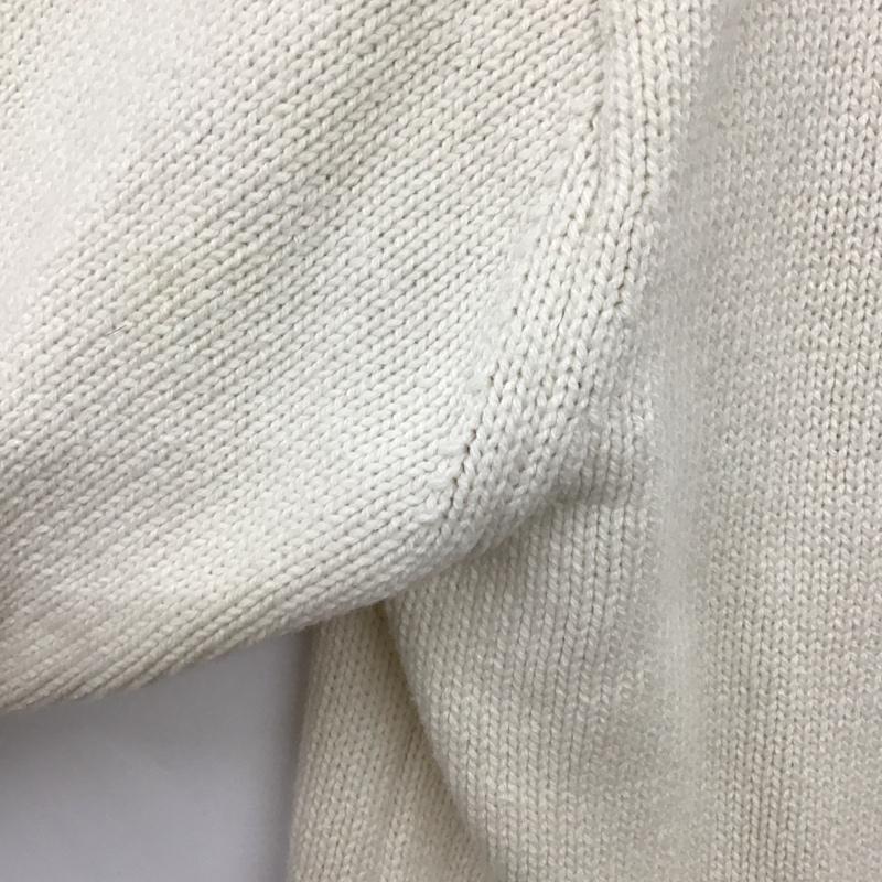 ニコアンド niko and... カーディガン 長袖 M 無地 白 / ホワイト / レディース USED 古着 中古 10131617