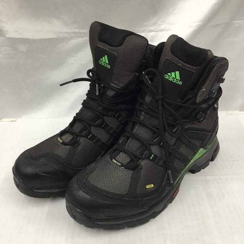 アディダス adidas アウトドアシューズ アウトドアシューズ U41601 TERREX TREK GTX トレッキングシューズ 28cm 28.0cm ロゴ、文字 黒 / ブラック / X 薄緑 / ライトグリーン / メンズ USED 古着 中古 10105880