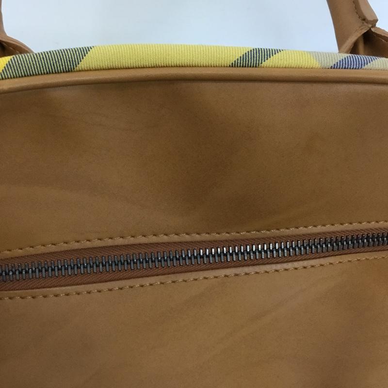 ヴィヴィアンウエストウッド Vivienne Westwood トートバッグ トートバッグ ハンドバッグ チェック ワンポイント 黄 / イエロー / X 茶 / ブラウン / X 青 / ブルー / レディース USED 古着 中古 10137153
