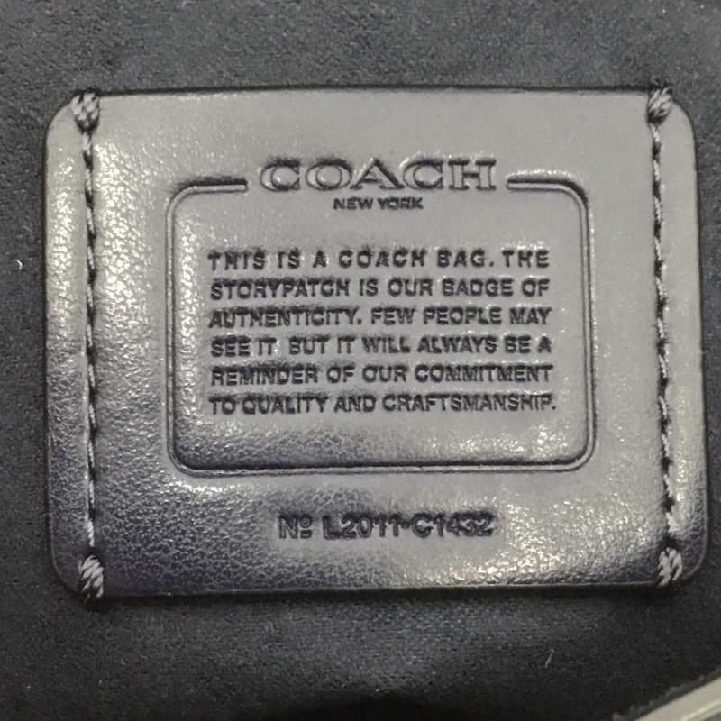 コーチ COACH ショルダーバッグ ショルダーバッグ C1432 ハーフムーン ロゴ、文字 青 / ブルー / レディース USED 古着 中古 10124183