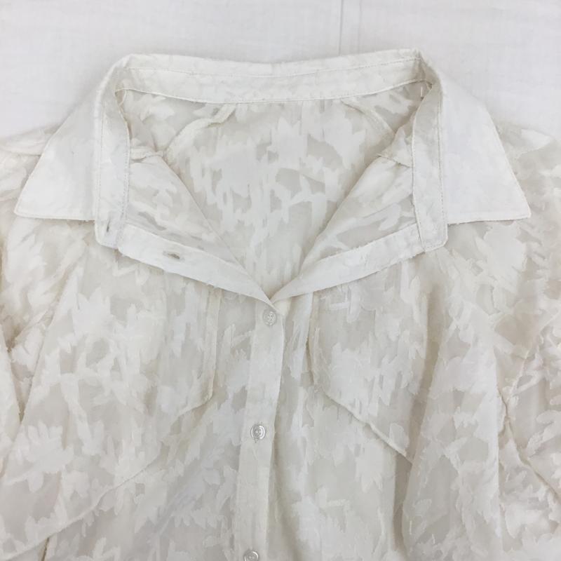 マジェスティックレゴン MAJESTIC LEGON シャツ、ブラウス 半袖 M 花柄 オフホワイト / オフホワイト / レディース USED 古着 中古 10137596