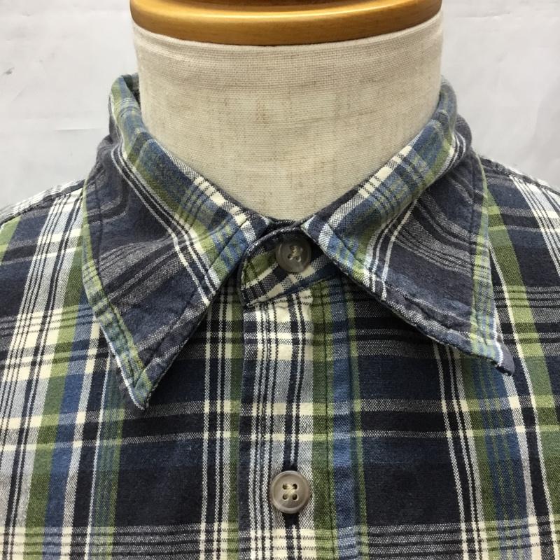 ギャップ GAP シャツ、ブラウス 半袖 半袖シャツ カラーシャツ 半袖カットソー チェックシャツ 90s M チェック マルチカラー / マルチカラー / メンズ USED 古着 中古 10106409