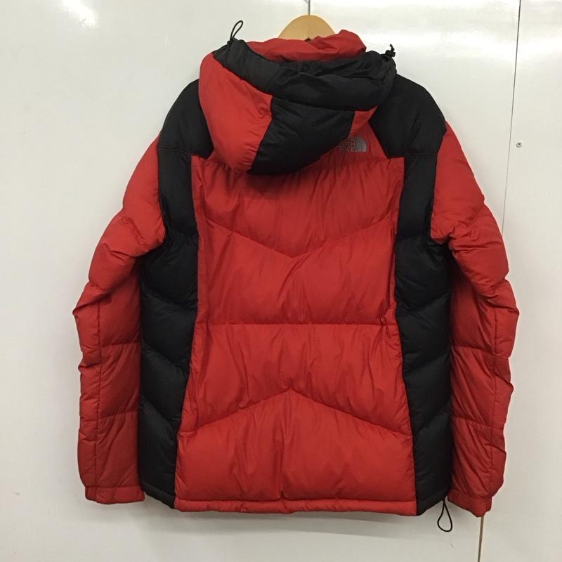 ザノースフェイス THE NORTH FACE ジャケット、上着 ジャンパー、ブルゾン ジップアップジャケット ナイロンジャケット アウター パーカージャケット L ロゴ、文字 黒 / ブラック / X 赤 / レッド / メンズ USED 古着 中古 10133610