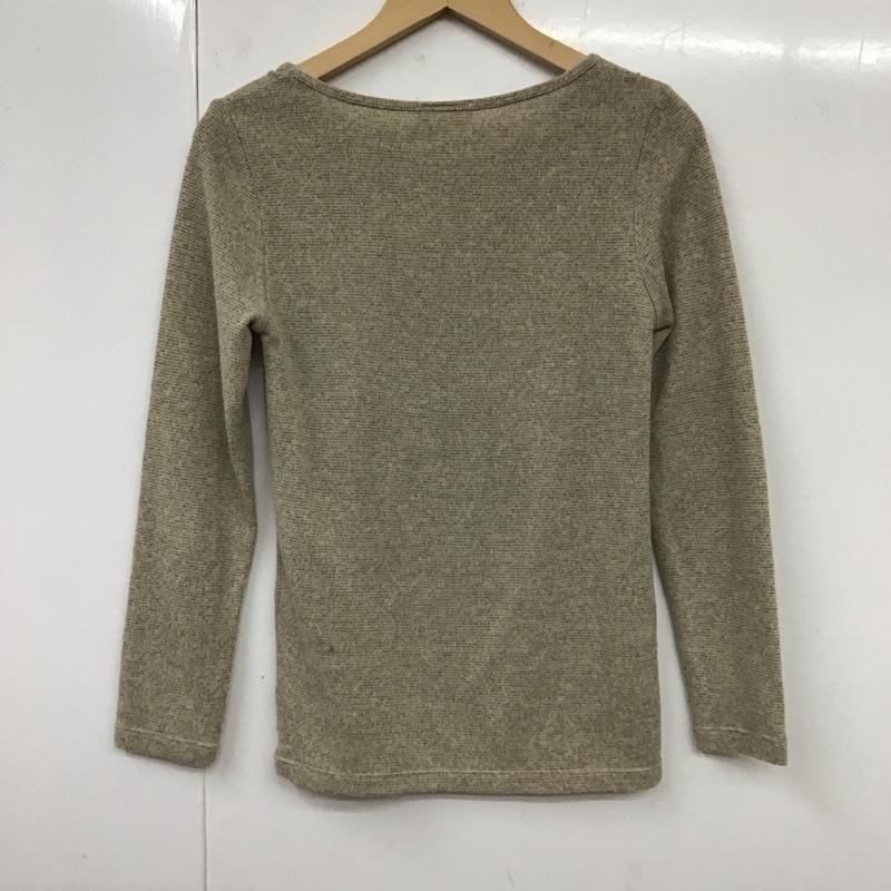 ニコアンド niko and... カットソー 長袖 長袖カットソー クルーネックカットソー ロングスリーブカットソー 無地 茶 / ブラウン / レディース USED 古着 中古 10117896