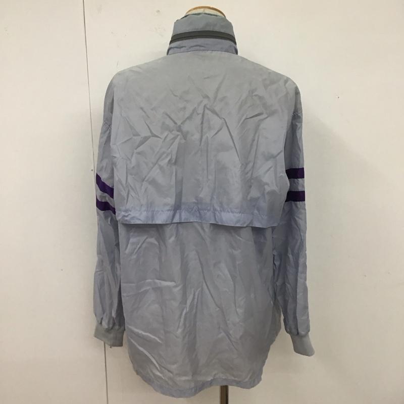 ナイキ NIKE ジャケット、上着 ジャンパー、ブルゾン 80S 紺タグ ジップアップジャケット スポーツウェア 古着 XL ロゴ、文字 水色 / ライトブルー / メンズ USED 古着 中古 10110343
