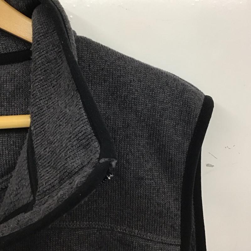 エルエルビーン L.L.Bean ベスト ベスト ジップアップベスト ノースリーブカットソー スタンドネック L ロゴ、文字 灰 / グレー / メンズ USED 古着 中古 10136580