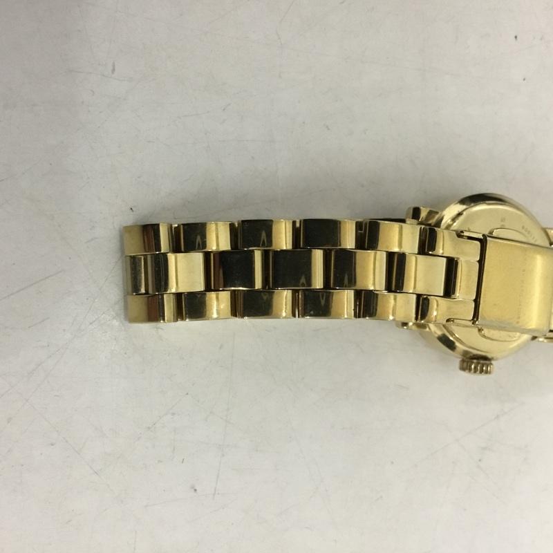 マークジェイコブス MARCJACOBS 腕時計 アナログ(クォーツ式) 111308 箱有 ロゴ、文字 金 / ゴールド / レディース USED 古着 中古 10129001