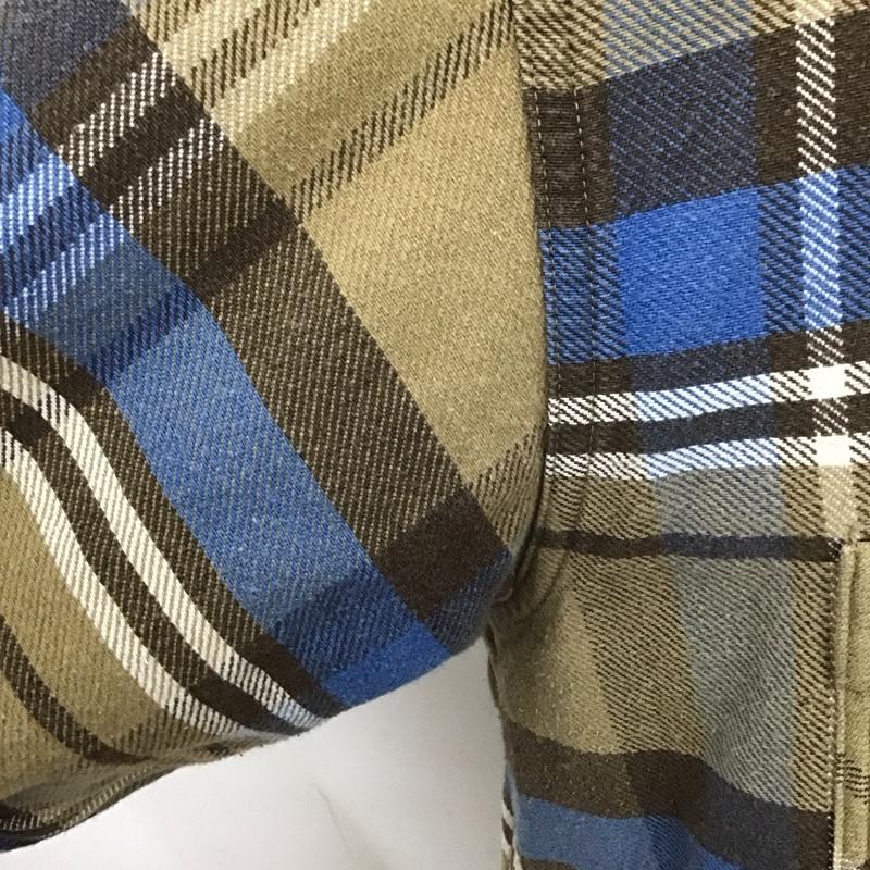 シュガーケーン SUGAR CANE シャツ、ブラウス 長袖 長袖シャツ カラーシャツ ポケットシャツ 長袖カットソー チェックシャツ L チェック マルチカラー / マルチカラー /  メンズ USED 古着 中古 10108497