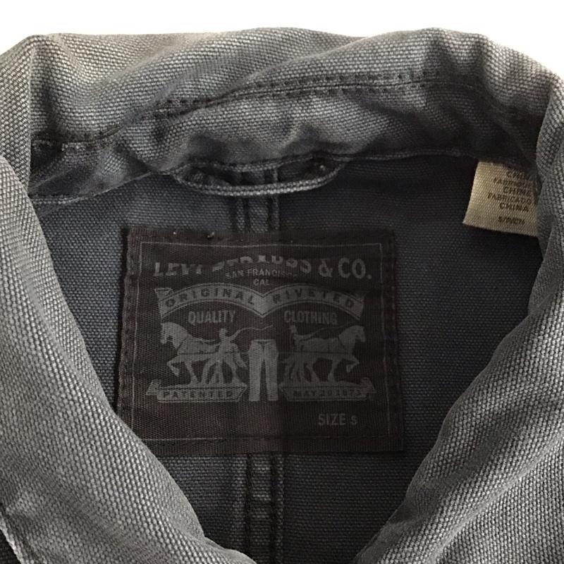 リーバイス Levi s ジャケット、上着 ジャケット、ブレザー 29655-0000 エンジニアコート カバーオール S 無地 紺 / ネイビー / メンズ USED 古着 中古 10123303