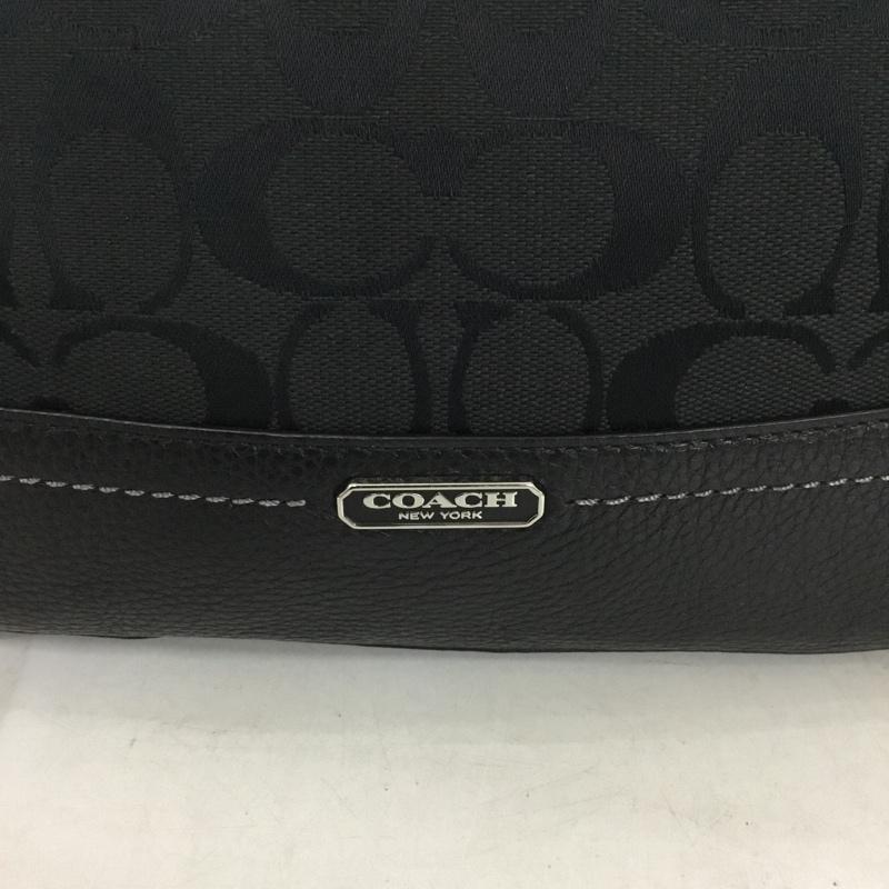 コーチ COACH ショルダーバッグ ショルダーバッグ F24028 ロゴ、文字 黒 / ブラック / レディース USED 古着 中古 10134314