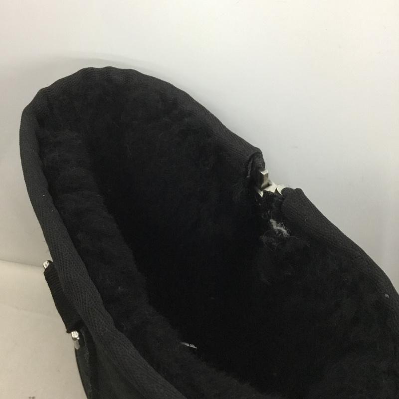 アグ UGG ブーツ ショートブーツ 1103394 MASTERMIND ムートンブーツ サイドファスナー 26cm 26.0cm ロゴ、文字 黒 / ブラック / メンズ USED 古着 中古 10138005
