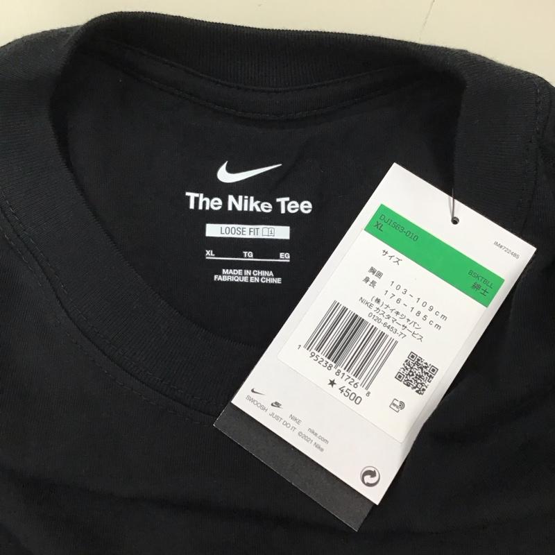 ナイキ NIKE Tシャツ 半袖 dj1563-010 バスケットボールトップス GAMNFREAKPREMS/STシャツ スポーツウェア XL ロゴ、文字 黒 / ブラック / メンズ USED 古着 中古 10121431