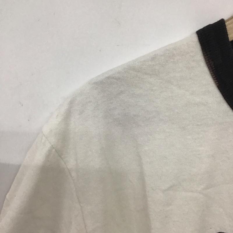 ギルダン GILDAN Tシャツ 半袖 半袖カットソー プリントTシャツ クルーネックカットソー バンドTシャツ M ロゴ、文字 白 / ホワイト / メンズ USED 古着 中古 10139814