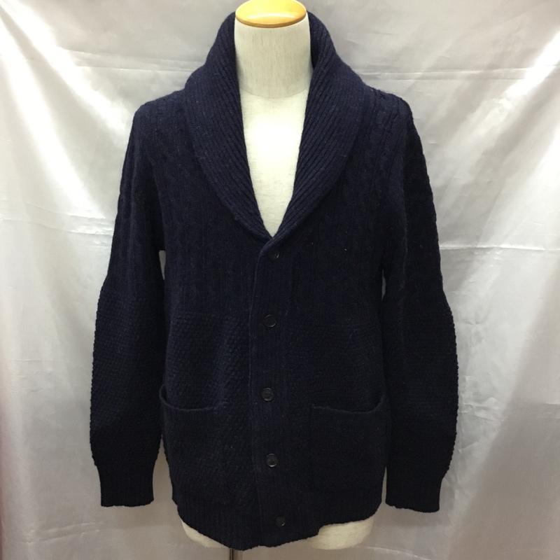 アーバンリサーチドアーズ URBAN RESEARCH DOORS ジャケット、上着 ジャケット、ブレザー dm13-m004knit 長袖ニットジャケット 前開きニットカーディガン カジュアルジャケット L 無地 紺 / ネイビー / メンズ USED 古着 中古 10113330