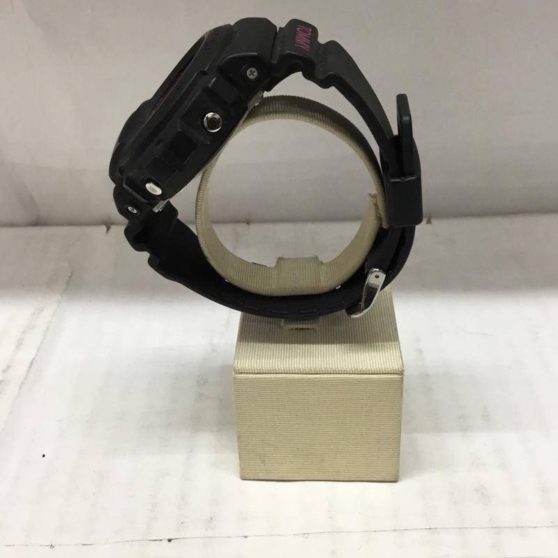 ジーショック G-SHOCK 腕時計 デジタル DW-6900FS TOMMY コラボモデル ロゴ、文字 黒 / ブラック / X 桃 / ピンク / メンズ USED 古着 中古 10106399