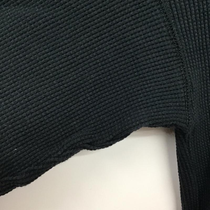 チャンピオン Champion カットソー 長袖 CW-S414 ワッフル クルーネック M ワンポイント 紺 / ネイビー / レディース USED 古着 中古 10129167