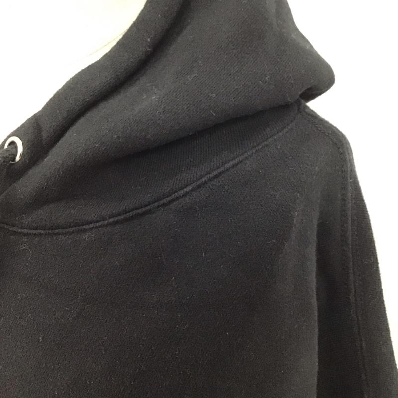 バンズ VANS パーカー 長袖 va18fw-mc06 PullOverHoodie 長袖パーカー スウェット L ロゴ、文字 黒 / ブラック / レディース USED 古着 中古 10111769
