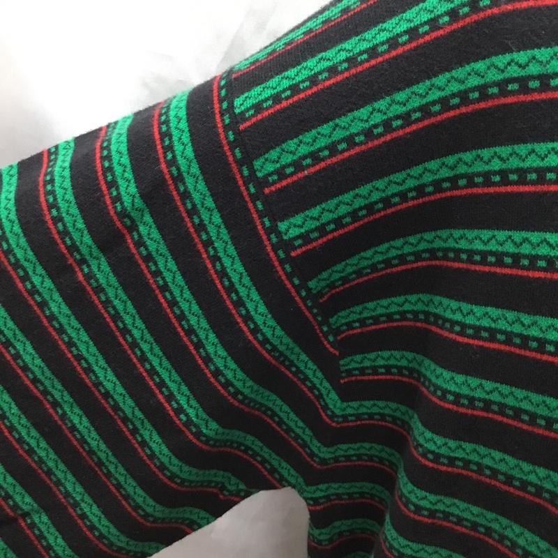 クーキー KOOKY N ポロシャツ 半袖 半袖ポロシャツ カラーシャツ 半袖カットソー FREE ボーダー柄 マルチカラー / マルチカラー /  メンズ USED 古着 中古 10113306