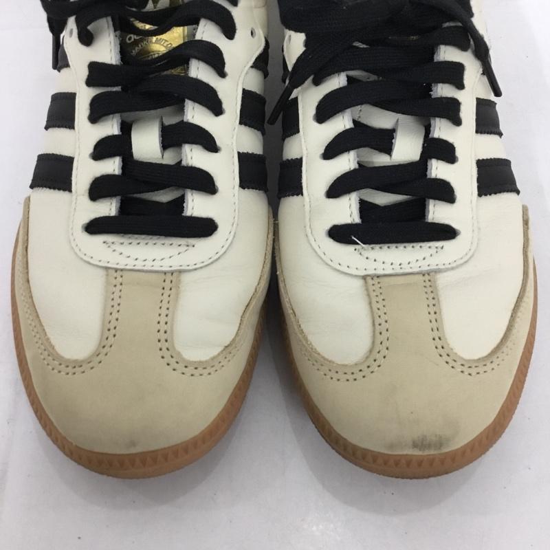 アディダス adidas スニーカー スニーカー ID0478 Samba OG 26.5cm 26.5cm ロゴ、文字 アイボリー / アイボリー / X 黒 / ブラック / メンズ USED 古着 中古 10128973