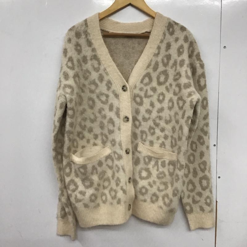 フリークスストア FREAK S STORE カーディガン 長袖 FREE ヒョウ柄・レオパード柄 マルチカラー / マルチカラー / レディース USED 古着 中古 10133787