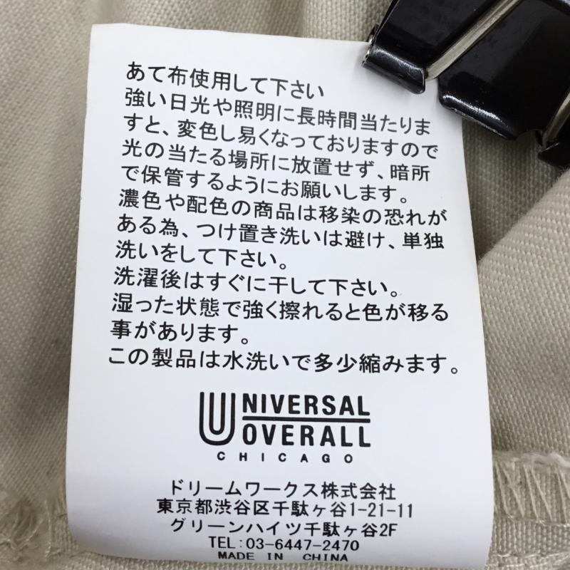 ユニバーサルオーバーオール UNIVERSAL OVERALL サロペット・オーバーオール サロペット、オーバーオール FREE 無地 オフホワイト / オフホワイト / レディース USED 古着 中古 10129977