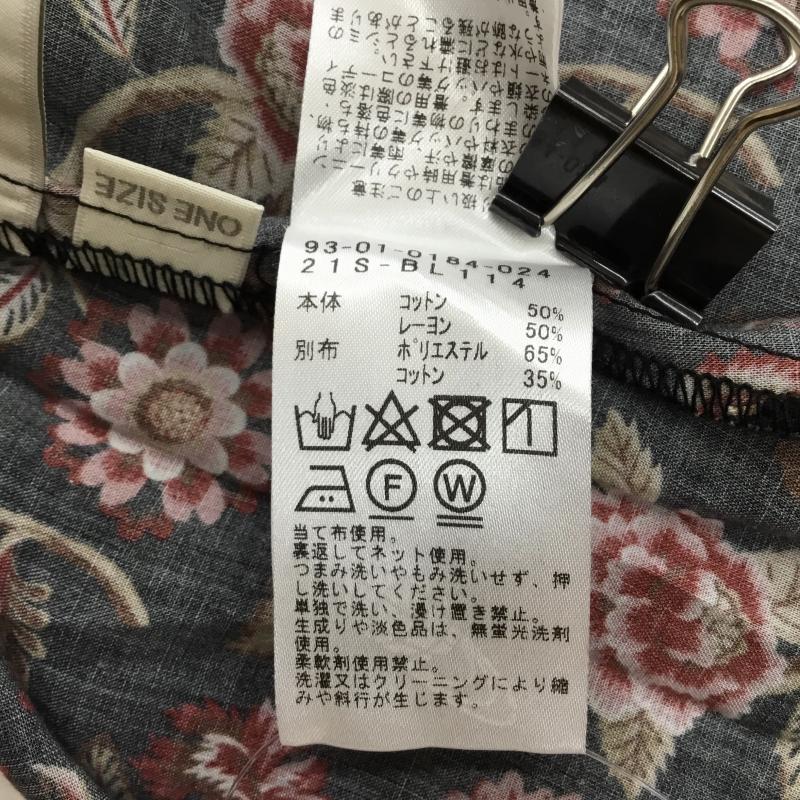 ビーミング バイ ビームス B:MING by BEAMS タンクトップ タンクトップ FREE 花柄 黒 / ブラック / X 赤 / レッド / レディース USED 古着 中古 10129985