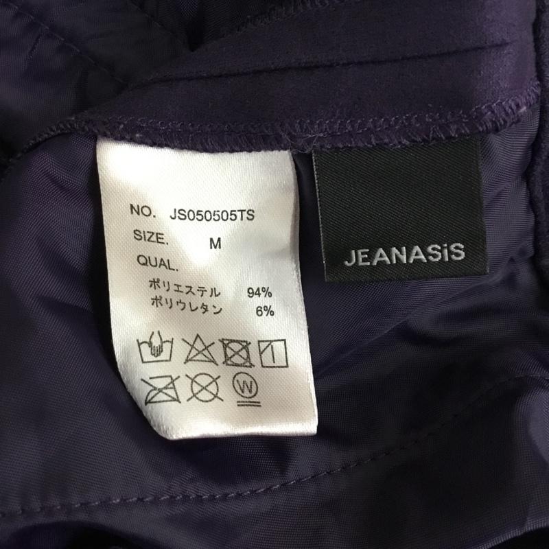ジーナシス JEANASIS ボトムス ボトムス JS050505TS スリットパンツ ヌバックライクフレアパンツ M 無地 紫 / パープル / レディース USED 古着 中古 10107028