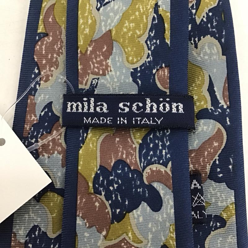 ミラ・ショーン mila schon ネクタイ ネクタイ シルク 総柄 マルチカラー / マルチカラー / メンズ USED 古着 中古 10135323