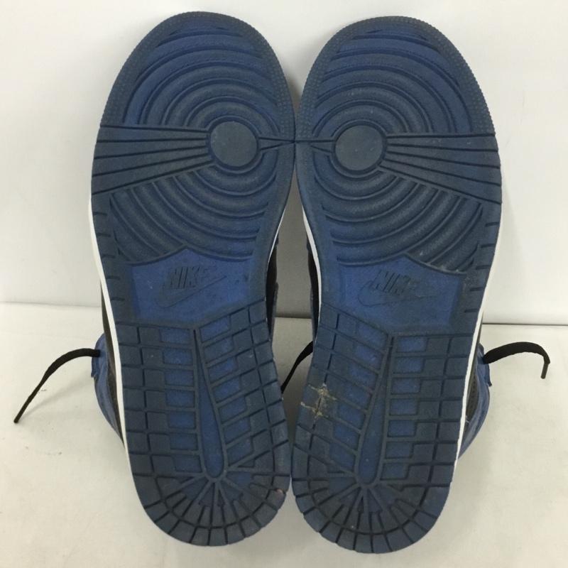ナイキ NIKE スニーカー スニーカー 555088-404 AIR JORDAN 1 RETRO HIGH OG 29cm 29.0cm ロゴ、文字 黒 / ブラック / X 青 / ブルー / メンズ USED 古着 中古 10136936