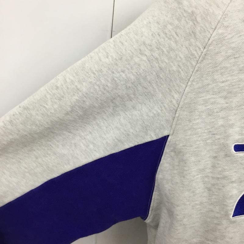 エクストララージ XLARGE トレーナー 長袖 長袖トレーナー スウェット クルーネック リブスウェットカットソー L ロゴ、文字 灰 / グレー / メンズ USED 古着 中古 10110074