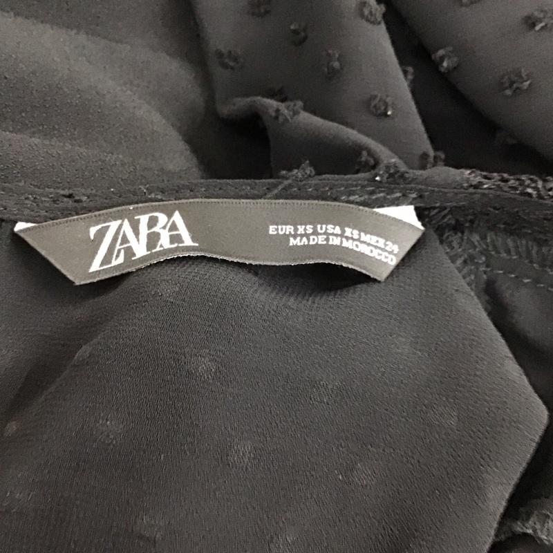 ザラ ZARA ワンピース・ドレス・オールインワン ワンピース・ドレス・オールインワン オールインワン 長袖 レース XS 無地 黒 / ブラック / レディース USED 古着 中古 10116676