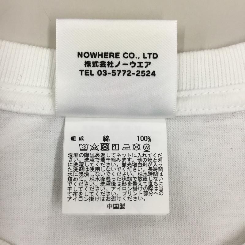 アベイシングエイプ A BATHING APE Tシャツ 半袖 クルーネック タイダイ ビッグロゴ L ロゴ、文字 白 / ホワイト / メンズ USED 古着 中古 10119805