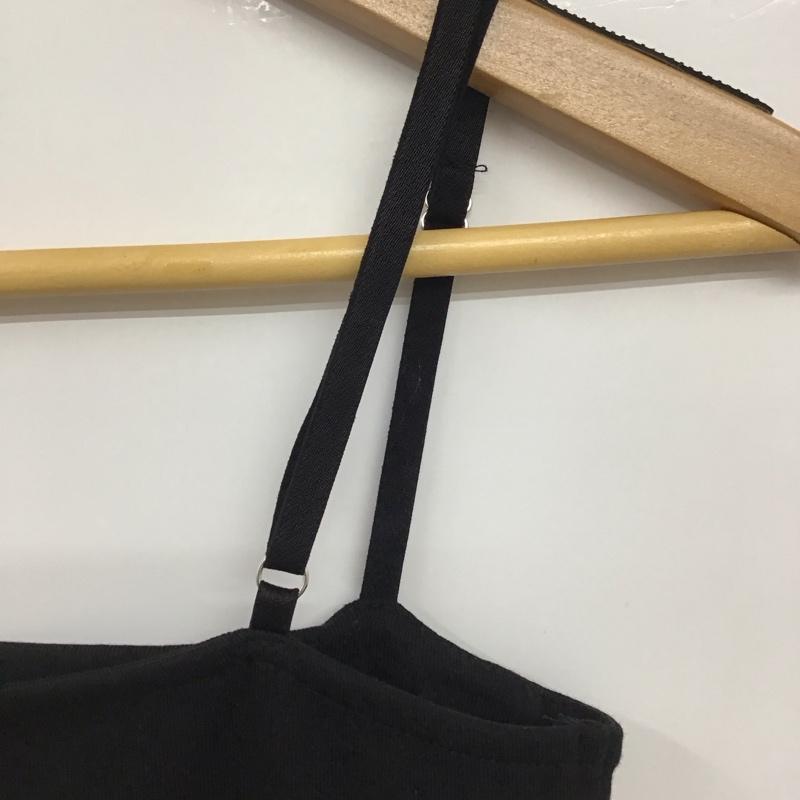 ザラ ZARA キャミソール キャミソール キャミソール ノースリーブカットソー M 無地 黒 / ブラック / レディース USED 古着 中古 10135017