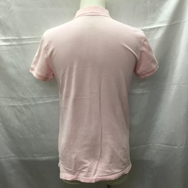 アメリカンイーグル AMERICANEAGLE ポロシャツ 半袖 半袖ポロシャツ カラーシャツ 半袖カットソー XS ロゴ、文字 桃 / ピンク / メンズ USED 古着 中古 10109299