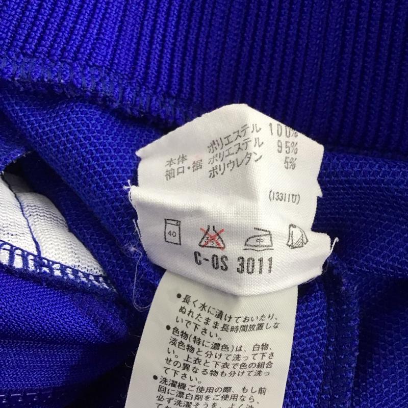 アディダス adidas ジャケット、上着 ジャケット、ブレザー ジップアップジャケット アウター ジャージ 0 ロゴ、文字 青 / ブルー / メンズ USED 古着 中古 10146479