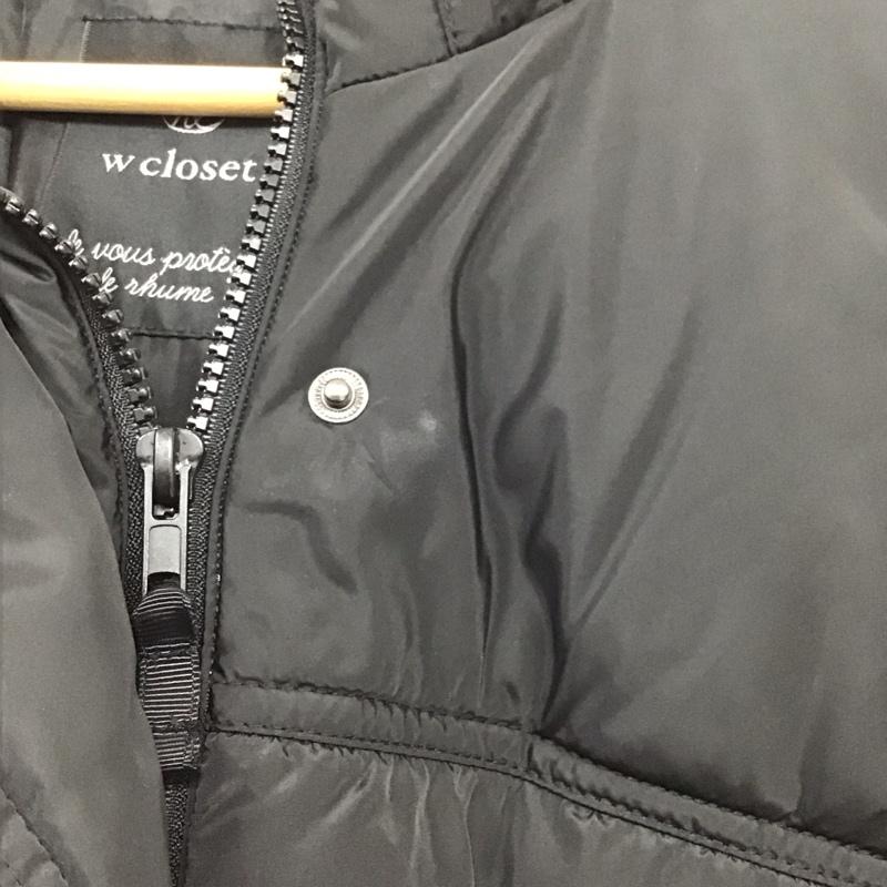 ダブルクローゼット w closet ジャケット、上着 ジャンパー、ブルゾン FREE 無地 黒 / ブラック / レディース USED 古着 中古 10131661