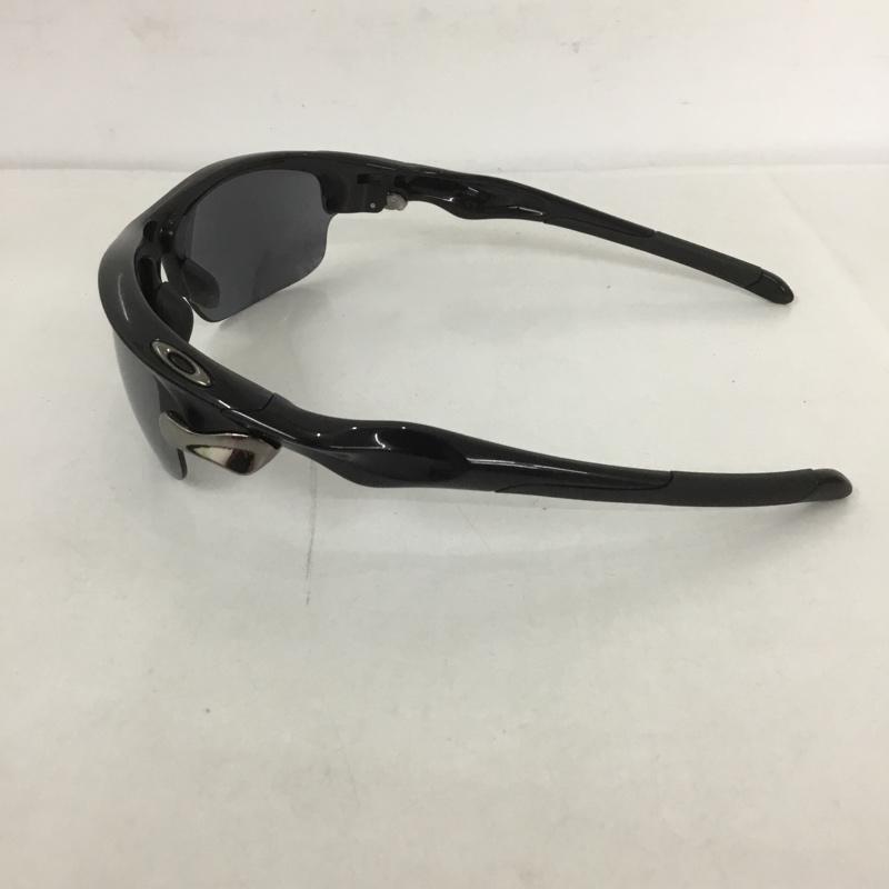 オークリー OAKLEY めがね・サングラス サングラス OO9162-01 FAST JACKET スポーツサングラス 箱有 ミラーレンズ ロゴ、文字 黒 / ブラック / メンズ USED 古着 中古 10126897